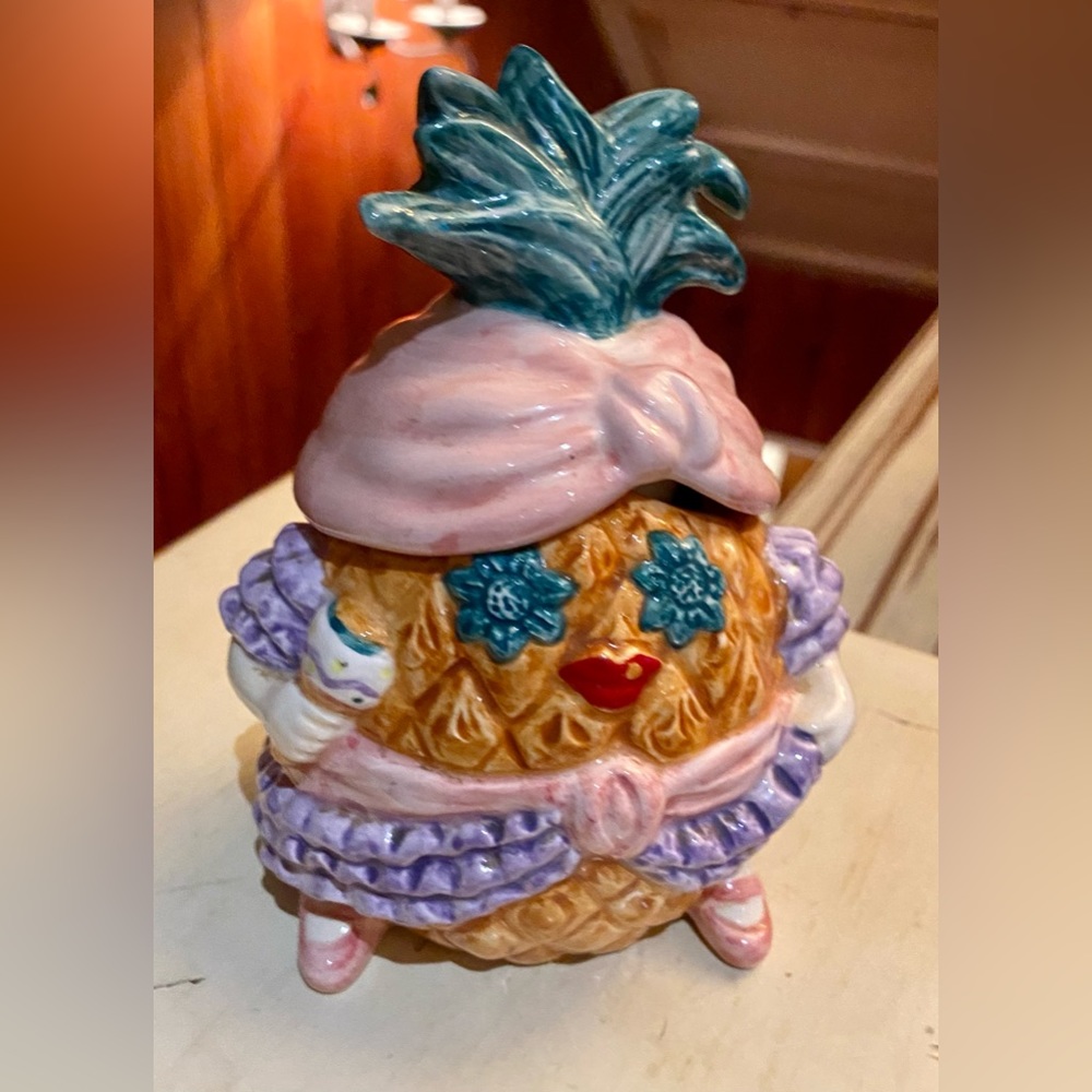 Vintage Miss Pineapple Catch All